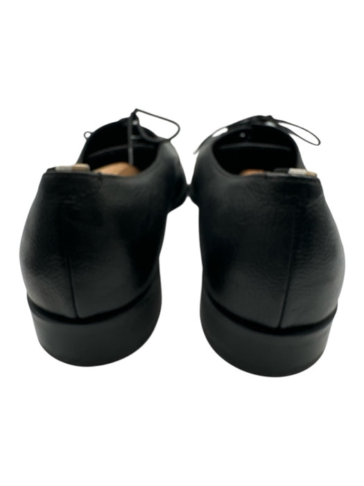 Boss Shoe Size 12 Good Black Leather Solid Dress Lace Up Men's Shoes Black / 12