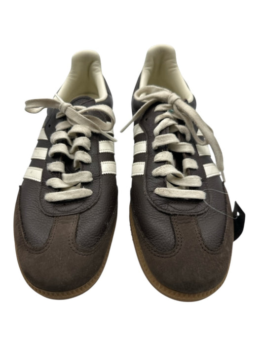 Adidas Shoe Size 11 Brown & Wheat Leather Solid Low Top Men's Shoes Brown & Wheat / 11