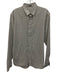 Christian Dior Size 41 White & Black Cotton Striped Men's Long Sleeve Shirt White & Black / 41