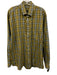 Burberry London Size L Blue, Green & White Cotton Plaid Men's Long Sleeve Shirt Blue, Green & White / L