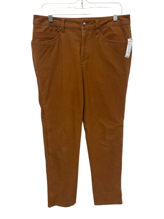 Lululemon Size 32 Dark Tan Cotton Blend Solid Athletic Khakis Men's Pants Dark Tan / 32