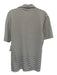 Peter Millar Size S Black Synthetic Striped Polo Athleisure Men's Short Sleeve Black / S