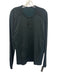 Lululemon Size Est M Green & Black Synthetic Heathered Henley Long Sleeve Shirt Green & Black / Est M