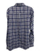 Peter Millar Size XL Blue & Orange Cotton Blend Plaid Flannel Long Sleeve Shirt Blue & Orange / XL
