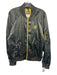G Star Size L Gray Synthetic Paint Splatter Bomber Athleisure Men's Jacket Gray / L