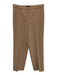 St. John Size 12 Khaki Beige Triacetate & Polyester Trouser High Rise Pants Khaki Beige / 12
