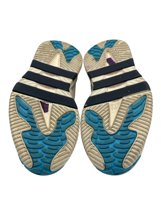 Adidas Shoe Size Est 8.5 Beige, Pink & White Textile & Leather Upper Sneakers Beige, Pink & White / Est 8.5