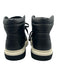 Salvatore Ferragamo Shoe Size 9 Black Leather Upper Stitch Detail Sneakers Black / 9