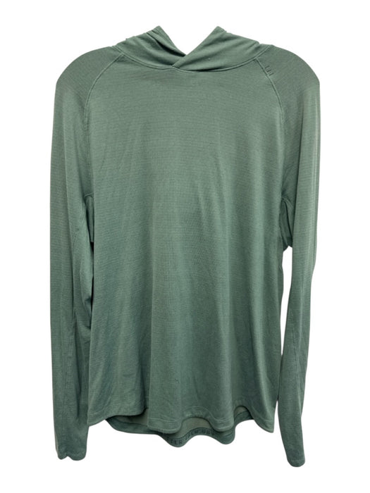 Lululemon Size Est S Green Synthetic Solid Athletic Hoodie Long Sleeve Shirt Green / Est S