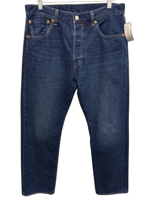Levis Size 33 medium dark wash Cotton Blend Solid Jean Men's Pants medium dark wash / 33