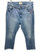 DL1961 Size 30 Light Wash Cotton Zip Fly Bootcut Frayed Hem Jeans Light Wash / 30