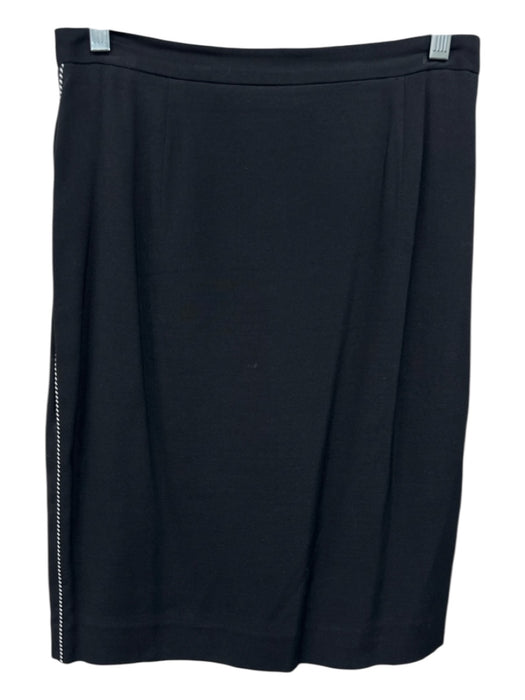 Etcetera Size 2/6 Black & White Viscose Blend Long Sleeve Bow Detail Skirt Set Black & White / 2/6