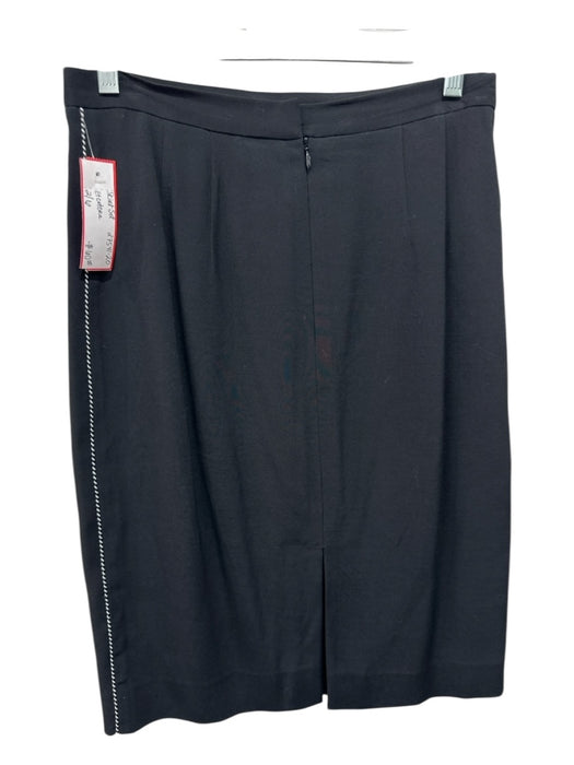 Etcetera Size 2/6 Black & White Viscose Blend Long Sleeve Bow Detail Skirt Set Black & White / 2/6