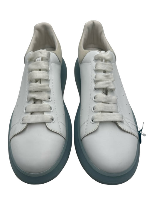 Alexander McQueen Shoe Size 44 White Leather Solid Sneaker Men s Shoes Labels Resale Boutique