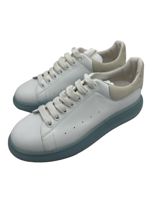 Alexander McQueen Shoe Size 44 White Leather Solid Sneaker Men s Shoes Labels Resale Boutique