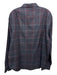 Vince Size L Gray & Red Cotton Blend Plaid Button Up Men's Long Sleeve Shirt Gray & Red / L