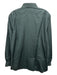 Facconable NWT Size 16 Green Cotton Blend Solid Button up Long Sleeve Shirt Green / 16