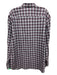 Vince Size XL Purple & White Cotton Plaid Button up Men's Long Sleeve Shirt Purple & White / XL