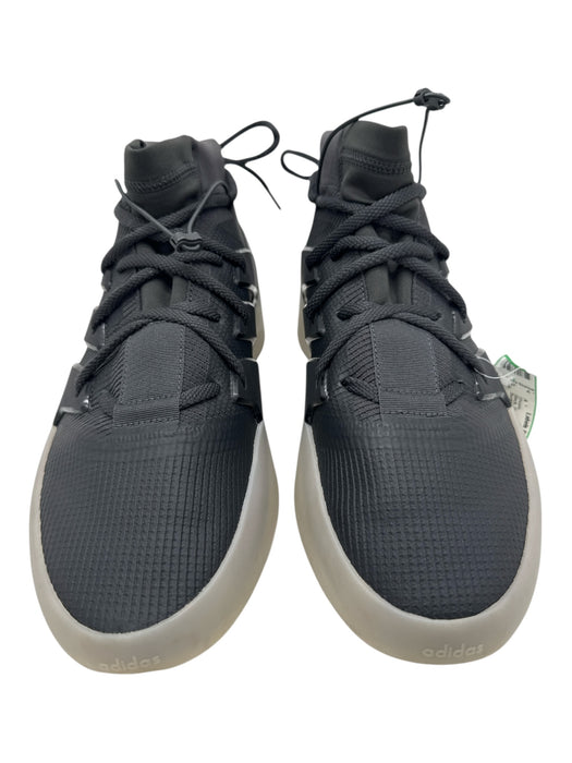 Adidas Shoe Size 13 Black Synthetic Solid Sneaker Men's Shoes Black / 13