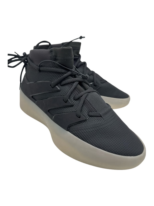 Adidas Shoe Size 13 Black Synthetic Solid Sneaker Men's Shoes Black / 13