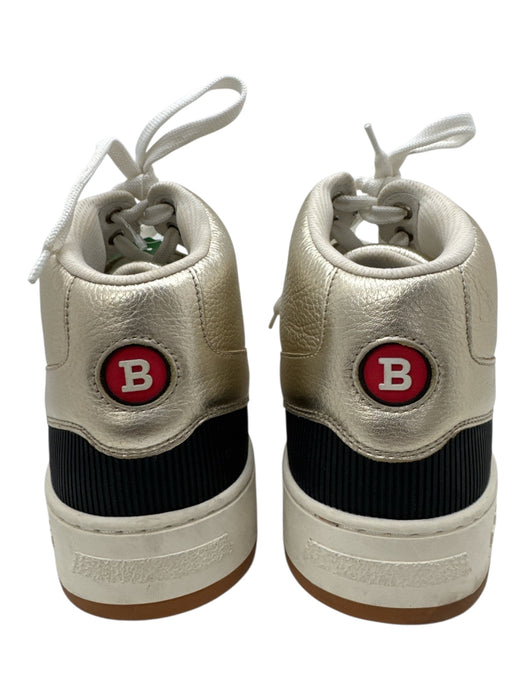 Bally Shoe Size 11 Gold Leather Solid Sneaker Men's Shoes Gold / 11