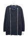 Haider Ackermann Size 38 Black Acetate Blend Long Sleeve Zip Front Jacket Black / 38