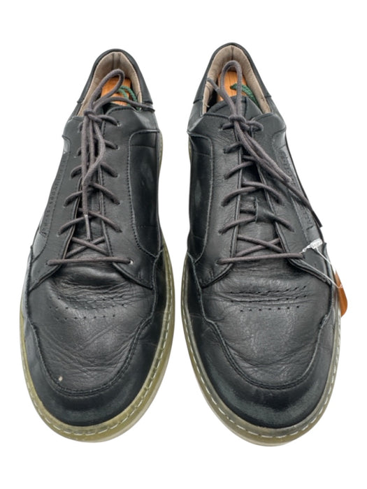ALLSAINTS Shoe Size Est 8 AS IS Black Leather Solid Low Top Men's Shoes Black / Est 8