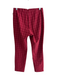 Rag & Bone Size 8 Red Polyamide Blend Hook & Eye Back Zip Plaid Pants Red / 8