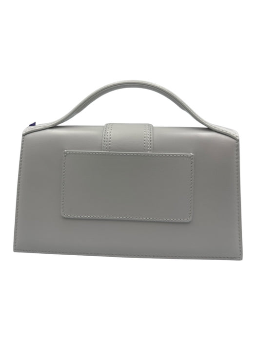Jacquemus White Leather Detachable Strap Magnetic Close Crossbody Bag White / One Size