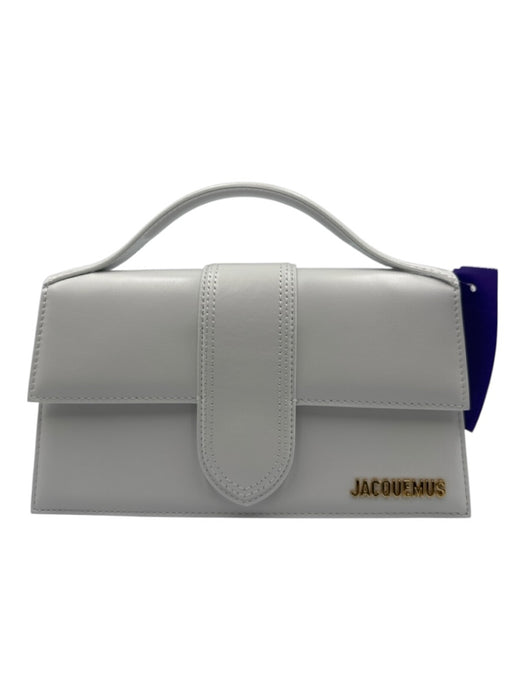 Jacquemus White Leather Detachable Strap Magnetic Close Crossbody Bag White / One Size