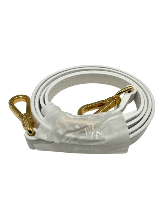 Jacquemus White Leather Detachable Strap Magnetic Close Crossbody Bag White / One Size