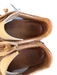 Esseutesse Shoe Size 38 Blush pink & rose gold Leather Laces Fringe Sneakers Blush pink & rose gold / 38