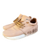 Esseutesse Shoe Size 38 Blush pink & rose gold Leather Laces Fringe Sneakers Blush pink & rose gold / 38