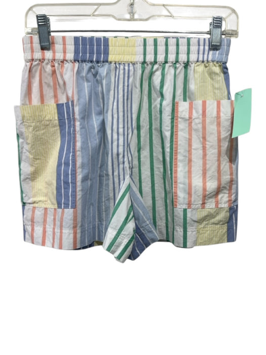 Rails Size XS Orange, Green & Multi Cotton Elastic Waist Side Pockets Shorts Orange, Green & Multi / XS