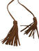 Serapian Carmel Brown Leather Gold Grommet Drawstring Detachable Strap Bag Carmel Brown / Medium
