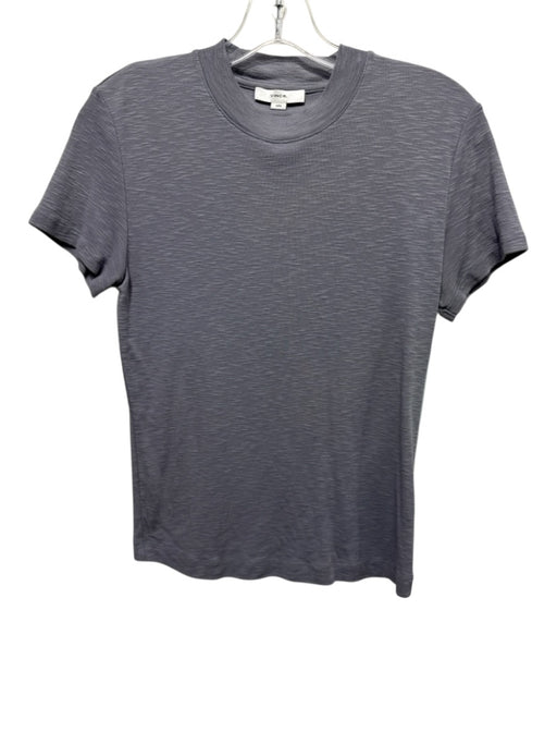 Vince Size M Dusty Purple Missing Fabric Tag Heathered Short Sleeve T Shirt Top Dusty Purple / M