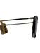 Coach Black Acetate Purple Lens Cat Eye Sunglasses Black
