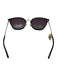Coach Black Acetate Purple Lens Cat Eye Sunglasses Black