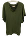 Nation Size S Olive Green Cotton & Polyester Short Sleeve Round Neck Top Olive Green / S