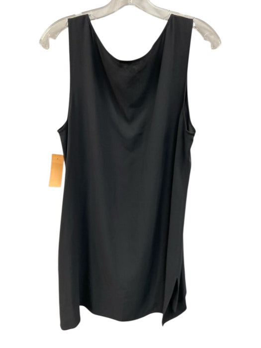 Eileen Fisher Size M Gray Silk Sleeveless Scoop Neck Tunic Top Gray / M