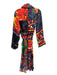 Farm Rio Size XS Multi Viscose Abstract Button Up Maxi Dress Multi / XS