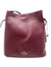 Kate Spade Burgundy Leather Gold hardware bucket Crossbody Bag Burgundy / Medium