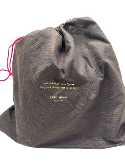Kate Spade Burgundy Leather Gold hardware bucket Crossbody Bag Burgundy / Medium