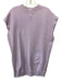 MSGM Size XS Lavendar Cotton Sleeveless embossed logo Crew Neck Dress Lavendar / XS