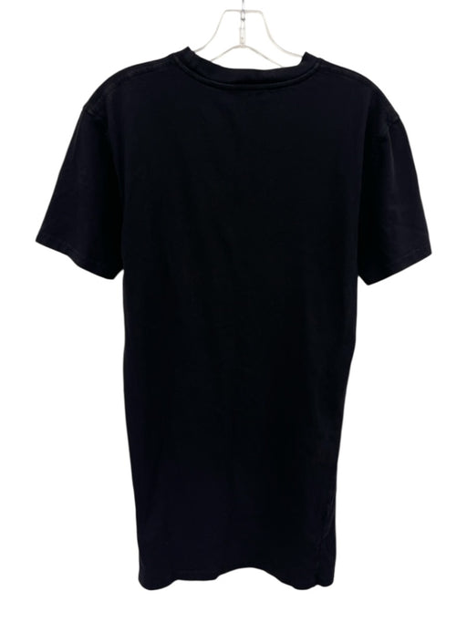 McQ by Alexander McQueen Size XS Black & Yellow Cotton Short Sleeve Dress Black & Yellow / XS