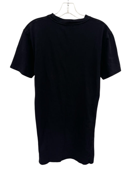 McQ by Alexander McQueen Size XS Black & Yellow Cotton Short Sleeve Dress Black & Yellow / XS