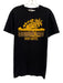 McQ by Alexander McQueen Size XS Black & Yellow Cotton Short Sleeve Dress Black & Yellow / XS