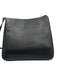 Kate Spade Black Leather Gold Tone Hardware Zip Close Adjustable Strap Bag Black