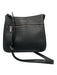 Kate Spade Black Leather Gold Tone Hardware Zip Close Adjustable Strap Bag Black