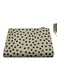 Saint Laurent Beige & Black Leather Polka Dot Zip Bifold Wallets Beige & Black